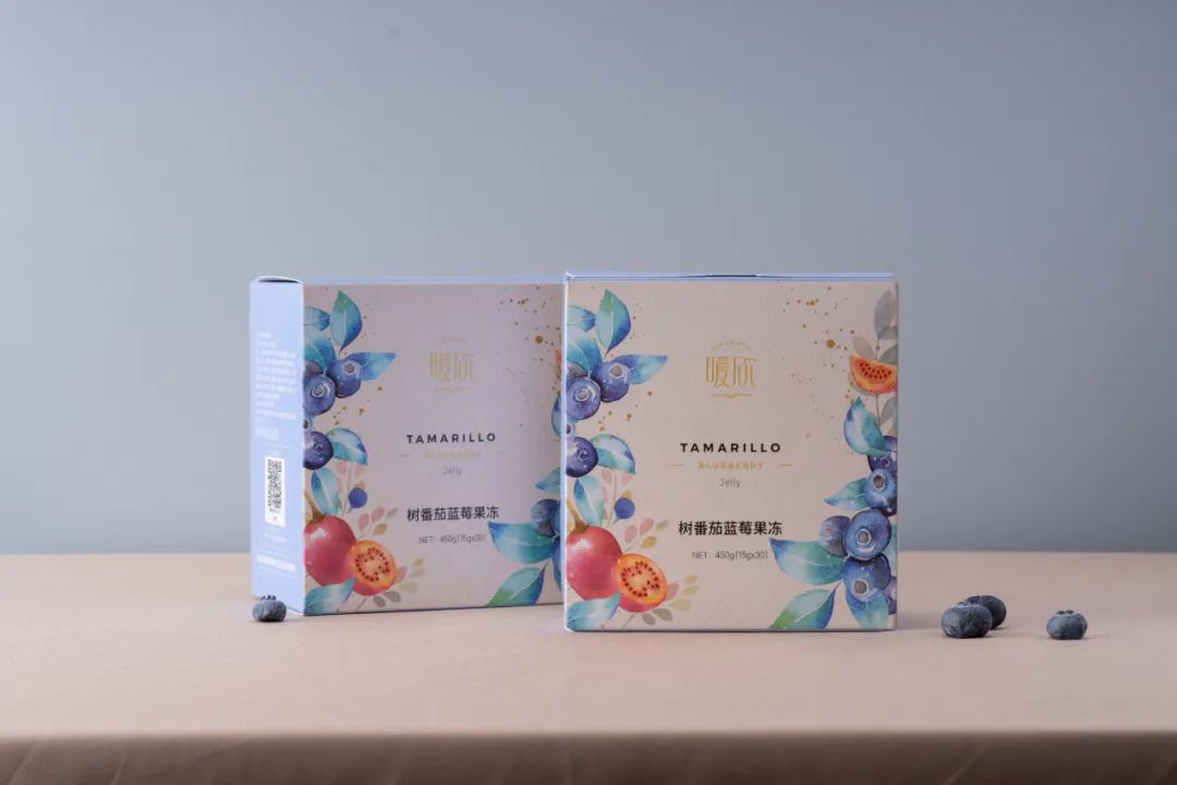 暖欣樹番茄藍莓果凍